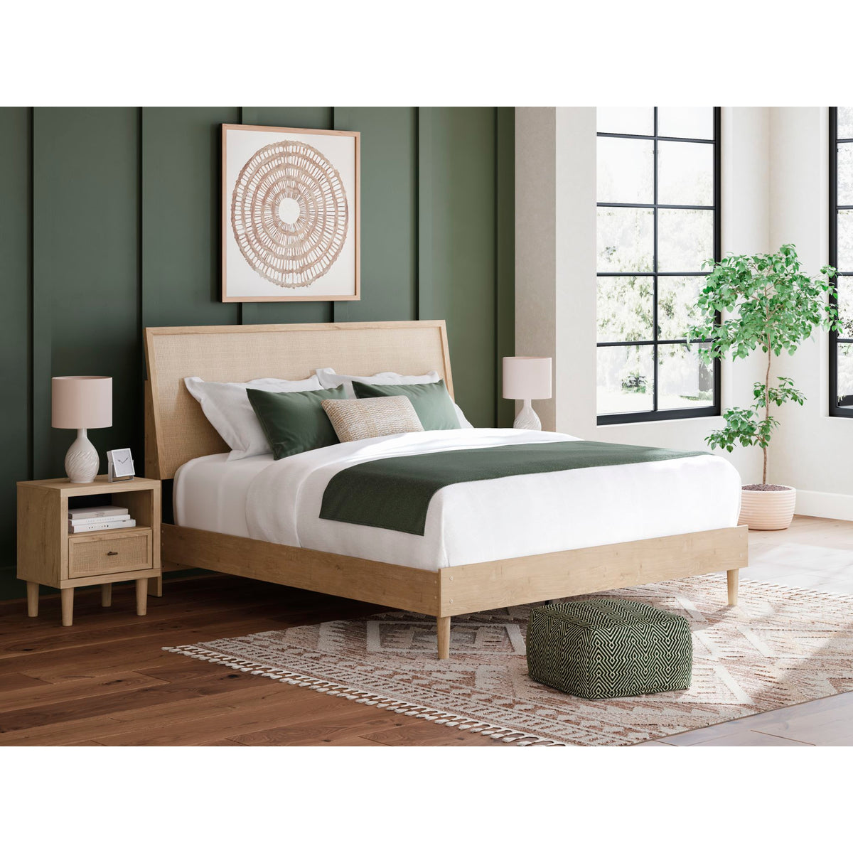 Cielden King Platform Bed - Two-tone | Schwartz-furniture