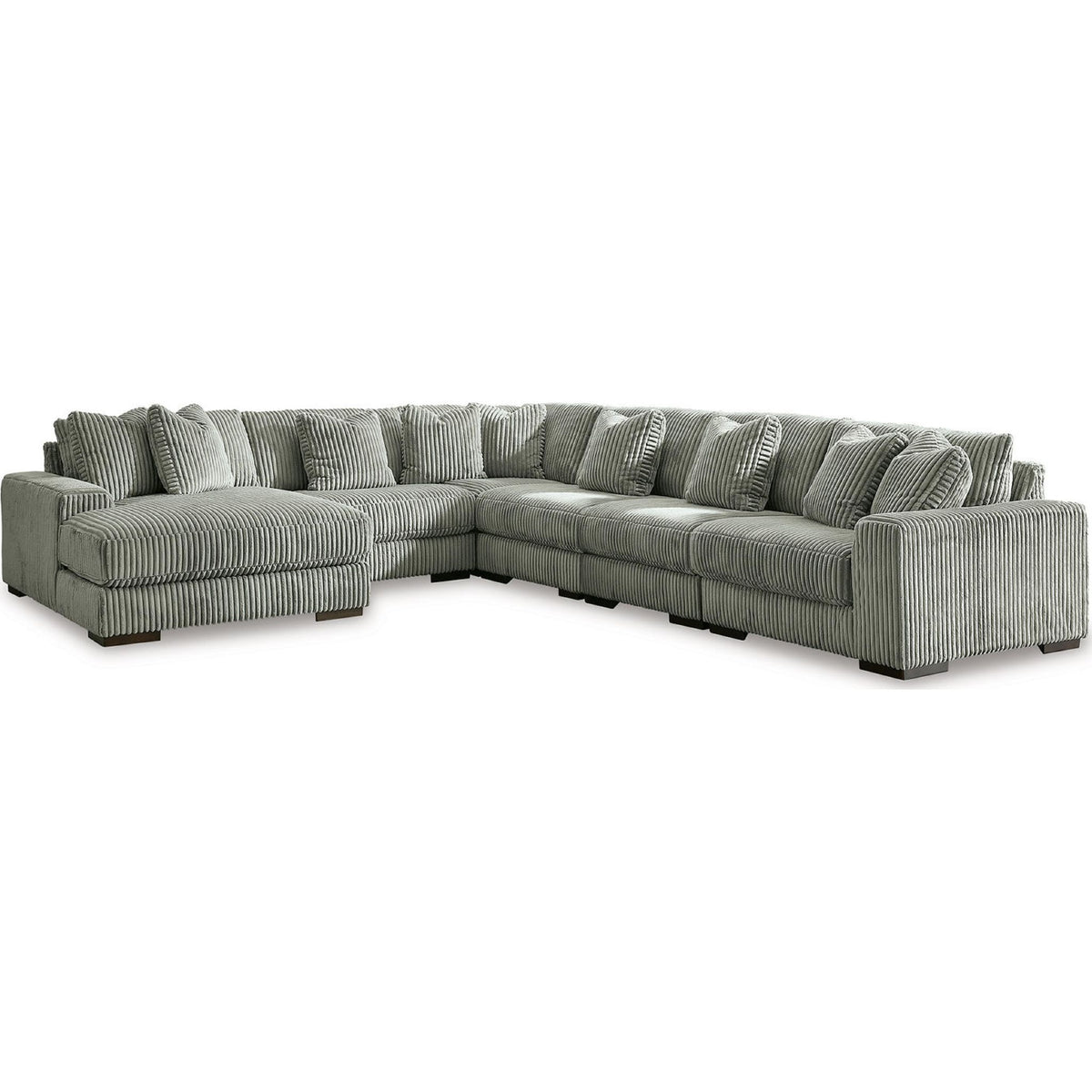 Lindyn 6 Piece Sectional - Fog | Schwartz-furniture